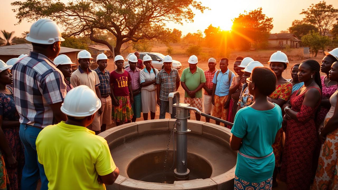 New community well in central Mozambique